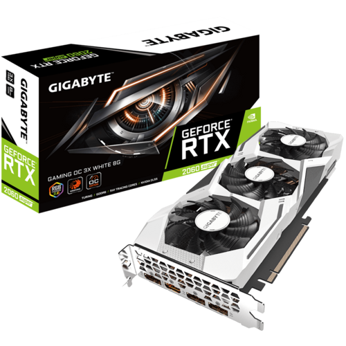 GeForce® RTX 2060 SUPER™ GAMING OC 3X WHITE 8G (rev. 2.0) - 显卡