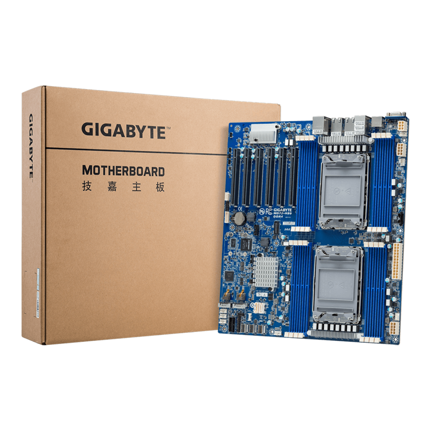 技嘉GIGABYTE 服务器主板  MD72-HB2  双路 3代 Intel Xeon 可扩展处理器
